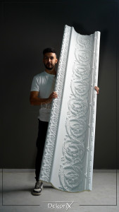 P81170 Poliüretan Desenli Kartonpiyer Modelleri Poliüretan Geniş Desenli Klasik Kartonpiyer Modeli