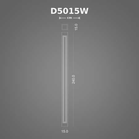 Poliüretan Bazlı Dekorasyon Ürünü 15x15x240 Pilaster Sütun