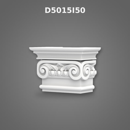 Poliüretan İyon Başlıklı Pilaster Sütun 11x21x15 cm