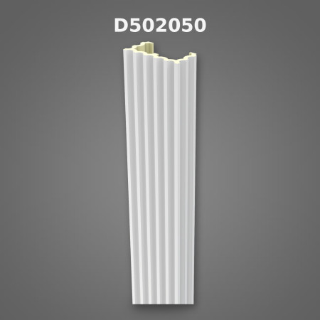 Poliüretan dekorasyon malzemesi Yivli Pilaster Sütun 10x20x240 cm