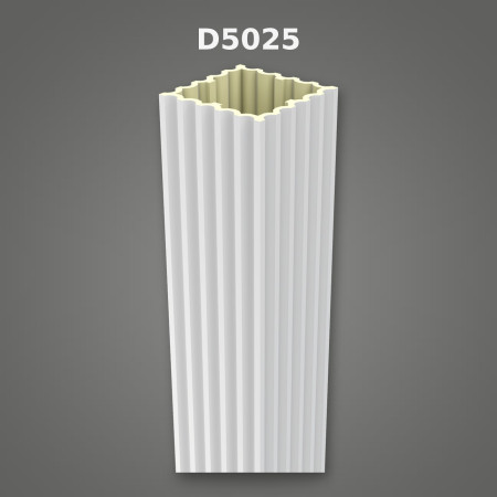 Poliüretan dekorasyon ürünü Yivli Pilaster Sütun 25x25x240 cm