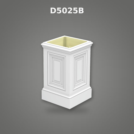 28x28x46 cm Poliüretan Dekorasyon Ürünü Pilaster Sütun Alt Kaidesi