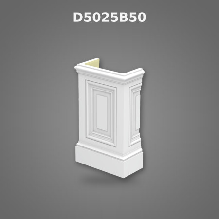 Poliüretan Pilaster Sütun Alt Kaide 14x28x46 cm