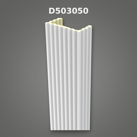 15x30x240 cm Yivli Pilaster Sütun Poliüretan Dekorasyon Ürünü