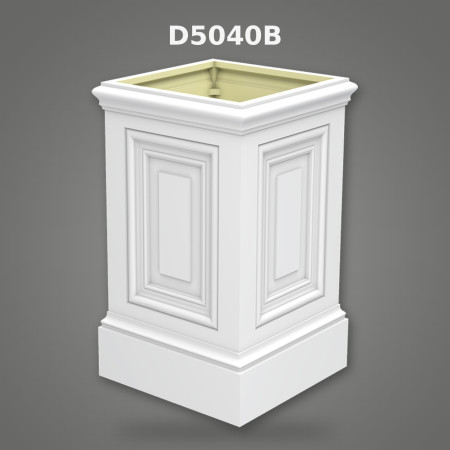 45x45x75 cm Poliüretan dekorasyon ürünü Pilaster Sütun Kaidesi