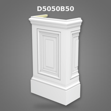 28x55x94 cm Poliüretan Pilaster Sütun Alt Kaidesi
