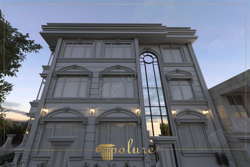 Polure ile Modern Mustakil Bina Dıs Cephe Tasarımı Estetik ve Fonksiyonellikte Mükemmeli Arayıs