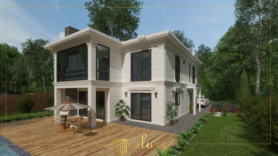Modern Dış Cephe Tasarımları: Poliüretan Kaplama ile Klasik ve Modern Villalar için Dekorasyon Önerileri ve Modelleri <p>
<h1>Dış Modern Klasik Villa Dekorasyon Modelleri</h1>
<p>Günümüzde villa tasarımında modern ve klasik unsurların birleşimi, özellikle dış cephe dekorasyonunda önemli bir trend haline gelmiştir. Poliüretan malzeme, bu modern ve klasik kombinasyonunun zirvesinde yer almakta, villaların dış cephelerinde hem estetik bir görünüm hem de uzun ömürlü bir koruma sağlamaktadır. Bu makalede, poliüretan dış cephe villalarında modern estetiğin nasıl zirveye ulaştığını ve dış modern klasik villa dekorasyon modelleri, tasarım ve örneklerine dair dekorasyon fikirlerini inceleyeceğiz.</p>
<h2>Poliüretanın Avantajları</h2>
<p>Poliüretan, hafifliği, yüksek izolasyon özelliği ve kolay şekillendirilebilir yapısı ile dış cephe kaplamalarında sıkça tercih edilen bir malzemedir. Ayrıca, suya ve diğer dış etkenlere karşı yüksek direnç gösterir, bu da dış cephe dekorasyonunun uzun yıllar boyunca estetik görünümünü korumasını sağlar.</p>
<h2>Modern Klasik Villa Dekorasyonu</h2>
<p>Modern klasik villa dekorasyonu, modern mimarinin sade ve fonksiyonel çizgileri ile klasik mimarinin zarif detaylarını harmanlar. Bu stil, özellikle dış cephede, poliüretan malzemenin esnekliği sayesinde, klasik sütunlar, frizler ve diğer süsleme elemanlarının modern tasarımlarla birleştirilmesini mümkün kılar.</p>
<h3>Tasarım Örnekleri</h3>
<p>Dış modern klasik villa dekorasyonunda, genellikle açık renk tonları tercih edilir. Bu, villanın daha ferah ve geniş görünmesini sağlar. Poliüretan kaplamalar, dış cepheye zarif bir dokunuş eklerken, villa tasarımına modern bir hava katar. Ayrıca, LED aydınlatmaların stratejik kullanımı ile dış cepheler, geceleyin de estetik bir görünüme sahip olur.</p>
<h3>Dekorasyon Fikirleri</h3>
<p>Modern klasik villa dekorasyonunda, dış mekan düzenlemesi de önemlidir. Peyzaj tasarımında, modern ve klasik unsurların dengeli bir şekilde kullanılması, villanın genel estetiğini tamamlar. Örneğin, modern tasarımlı bahçe mobilyaları ve klasik heykeller, dış mekanın şıklığını artırır.</p>
<p>Sonuç olarak, poliüretan dış cephe villalarında modern estetiğin zirvesine ulaşmak, dikkatli planlama ve tasarımın bir sonucudur. Modern ve klasik unsurların uyumlu bir şekilde birleştirilmesi, villanın hem günümüzün modern ihtiyaçlarını karşılamasını hem de zamansız bir şıklığa sahip olmasını sağlar.</p>
</p><br><hr></hr>