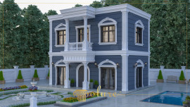 En Trend Dış Cephe Villa Tasarımları Neoklasik Poliüretan Ürünlerle Villa Dış Cephe Tasarımı Zarafet ve Dayanıklılığı Buluşturun  Neoklasik tarz mimaride klasik çizgilerin modern dokunuşlarla yeniden yorumlanmasını sağlar Villa dış cephelerinde kullanılan poliüretan dekoratif elemanlar hem estetik görünümü hem de dayanıklılığı ile dikkat çeker Hafif uzun ömürlü ve kolay uygulanabilir olan poliüretan ürünler villanızın dış cephesine zarif ve göz alıcı bir hava kazandırır  Neoklasik poliüretan dış cephe süslemeleri arasında sütunlar kemerler kornişler kartonpiyerler ve pencere çerçeveleri gibi detaylar bulunur Bu dekoratif elemanlar yapıya ihtişam katarken aynı zamanda suya neme ve dış hava koşullarına karşı yüksek direnç gösterir Ahşap veya alçı gibi geleneksel malzemelere kıyasla bakım gerektirmez ve uzun yıllar ilk günkü şıklığını korur  Neoklasik dış cephe tasarımında kullanılan poliüretan ürünler villa sahiplerine kişiselleştirilmiş çözümler sunar Farklı desen ölçü ve renk seçenekleri sayesinde her yapıya uygun estetik dokunuşlar eklemek mümkündür Ayrıca hafif yapıları sayesinde montajı kolaydır ve yapının statik yükünü artırmaz  Eğer villanızın dış cephesine zamansız bir şıklık ve sofistike bir görünüm kazandırmak istiyorsanız neoklasik poliüretan dekoratif ürünler mükemmel bir tercih olacaktır Hem geleneksel hem de modern unsurları bir araya getiren bu tasarım anlayışı villanıza benzersiz bir kimlik kazandırır