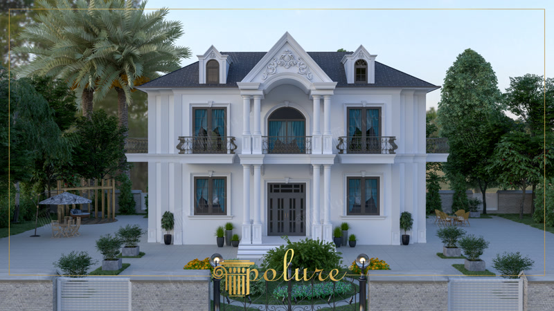 Neo Klasik Villa Modelleri Poliüretan villa söveleri
