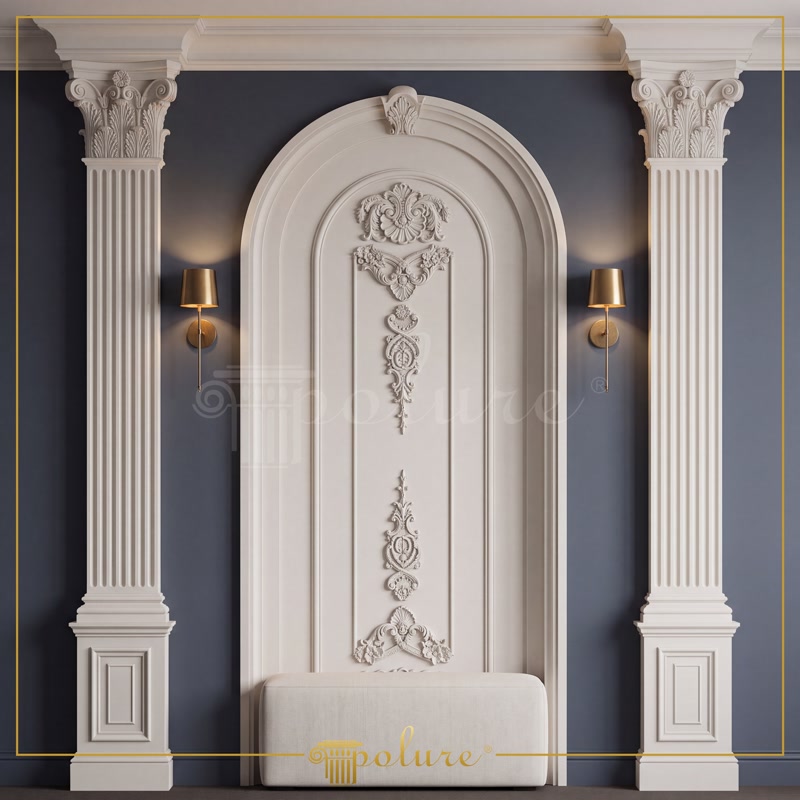 Polure Poliüretan Pilaster Sütun ve Kemerli Duvar Paneli ile Gösterişli Mekanlar