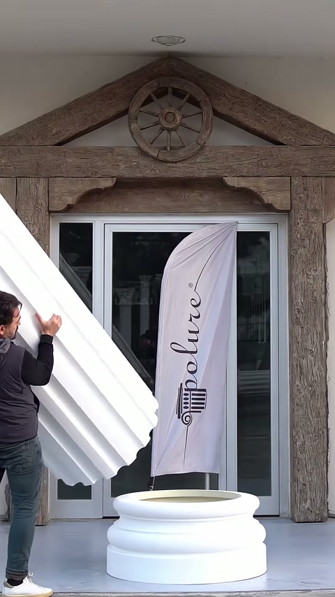 Gövdenin alt ucu dairesel kaidenin merkezine çapraz yaklaştırılıyor