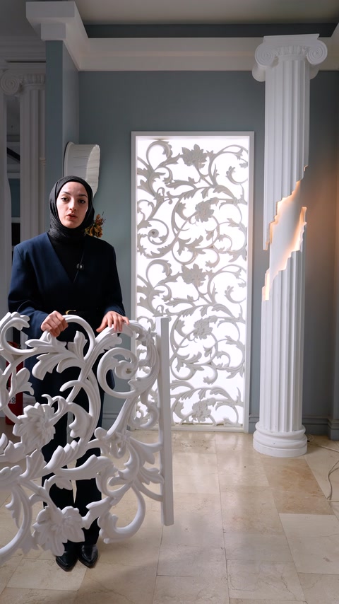 Pleksi Aydınlatmalı Desenli Panellerle Mekan Dekorasyonu