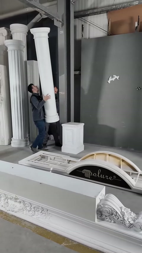 Poliüretan Dekoratif Sütun, Taç ve Giriş Kapısı Modelleri
