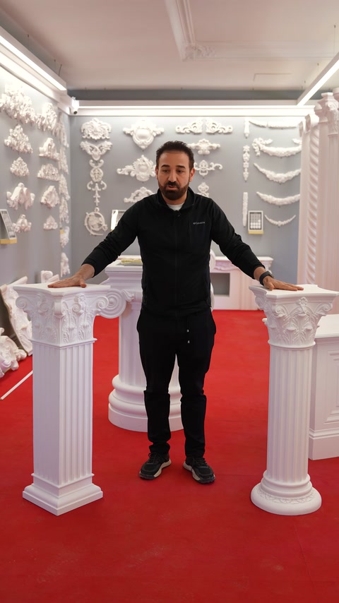 Hafif ve Sağlam Poliüretan Sütun ve Dekoratif Sehpalar