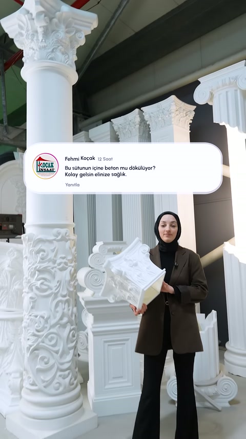 Farklı bir izleyici yorumuyla sütun başlığı numunesi tekrar gösteriliyor