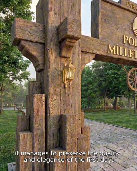 Kiriş payanda birleşimi farklı açıdan park tabelası arka planda