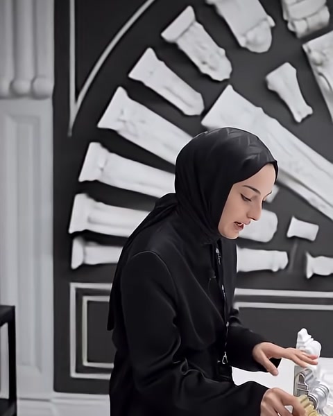 Masa üzerindeki farklı renkli payanda örnekleri birlikte sergileniyor