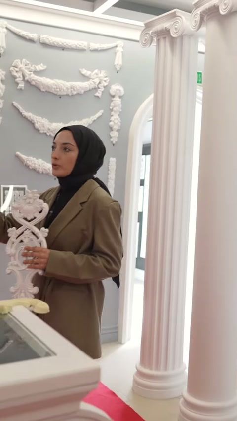 Poliüretan Dekoratif Motif Modelleri ve Duvar Süsleme Uygulaması