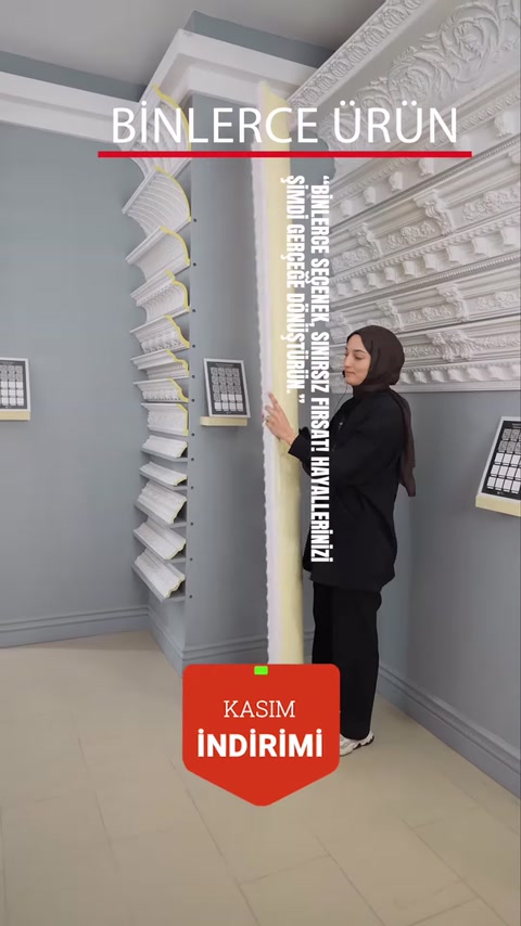 Poliüretan Dekoratif Ürün İmalatı: Sütun, Söve, Kartonpiyer, Çıta ve Kiriş