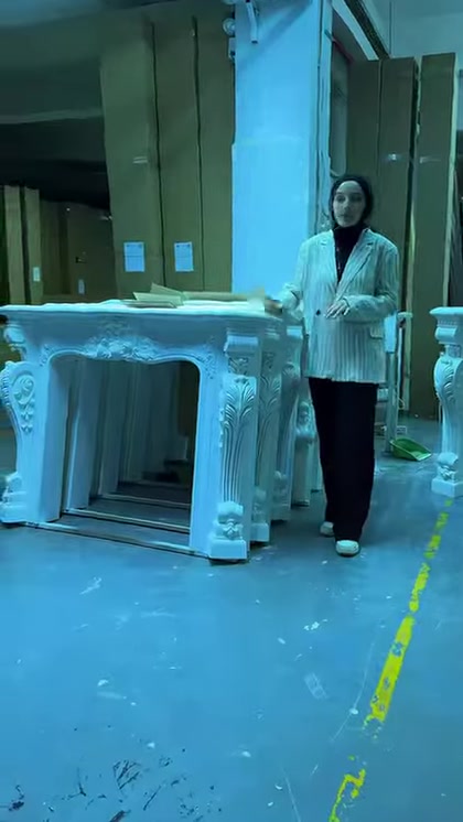 Poliüretan Dekoratif Hazır Şömine Modelleri