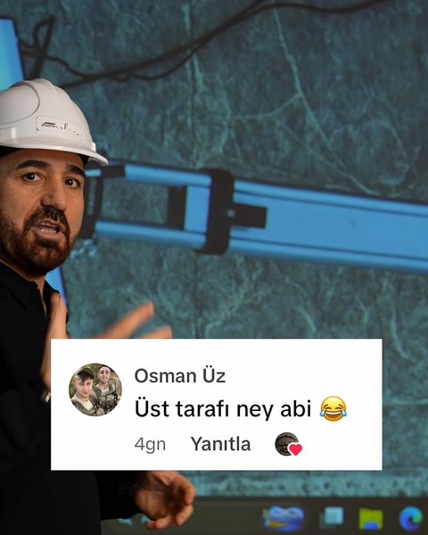 İzleyici yorumu üst tarafta ne var diye soruyor