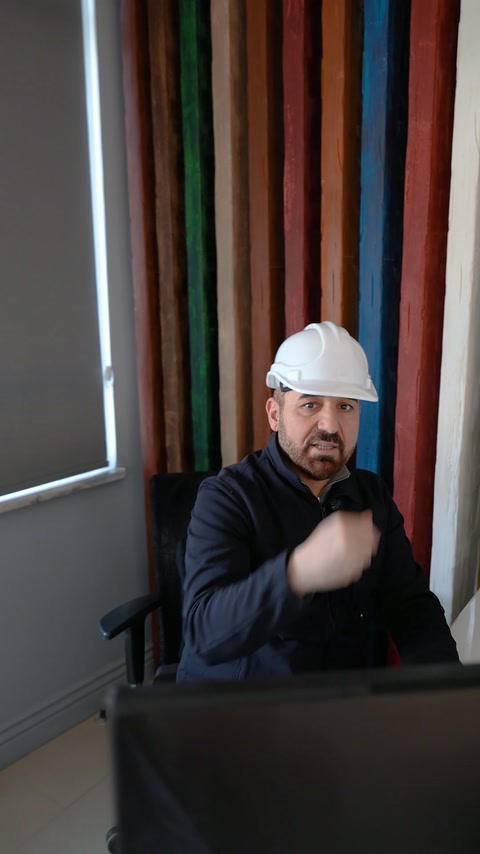 Sunucu bilgisayar masasında profilin teknik hazırlığını değerlendiriyor
