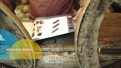 Beyaz katalog sayfasında çeşitli kiriş profilleri ve oda uygulaması yer alıyor.