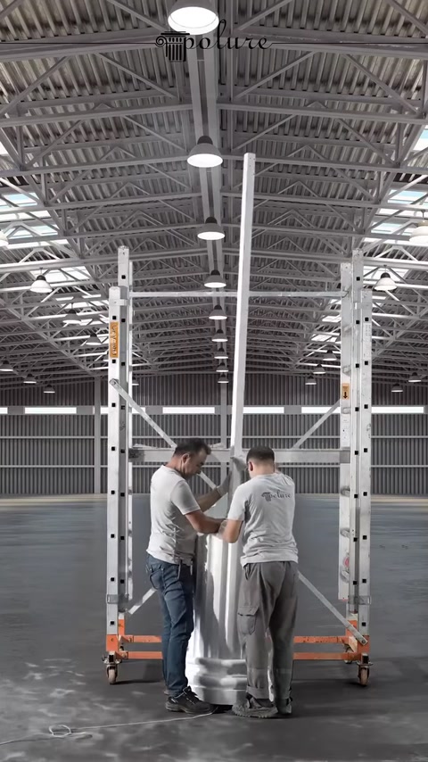 Polure LED Işıklı Modern ve Klasik Aydınlatma Sütunları
