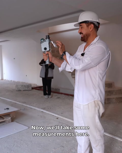 Elde taşınan 3D tarayıcı ile iç mekan taraması yapılıyor