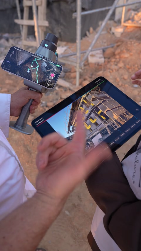 Tarama alanı telefon ve tablet ekranlarından eş zamanlı izleniyor