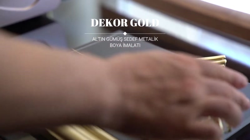 Dekorgold solvent bazlı dış cephe altın sarı boya - best elite exterior gold paint — 0:02