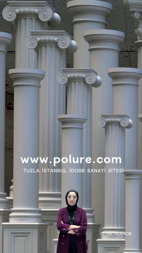 Poliüretan Sütun Modelleri, İmalatı ve Dekoratif Uygulamaları