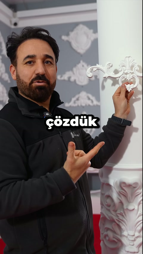 Tüm Poliüretan Dekorasyon Ürünlerinde Esnek Flex Üretim